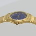 Cartier Cougar Ref 1165-1 18K Yellow Gold Blue Dial